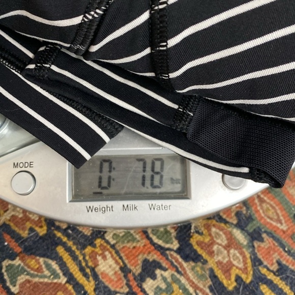 Lululemon Train Times legging pant 25” size 4 parallel stripe mid rise mesh - Picture 11 of 11